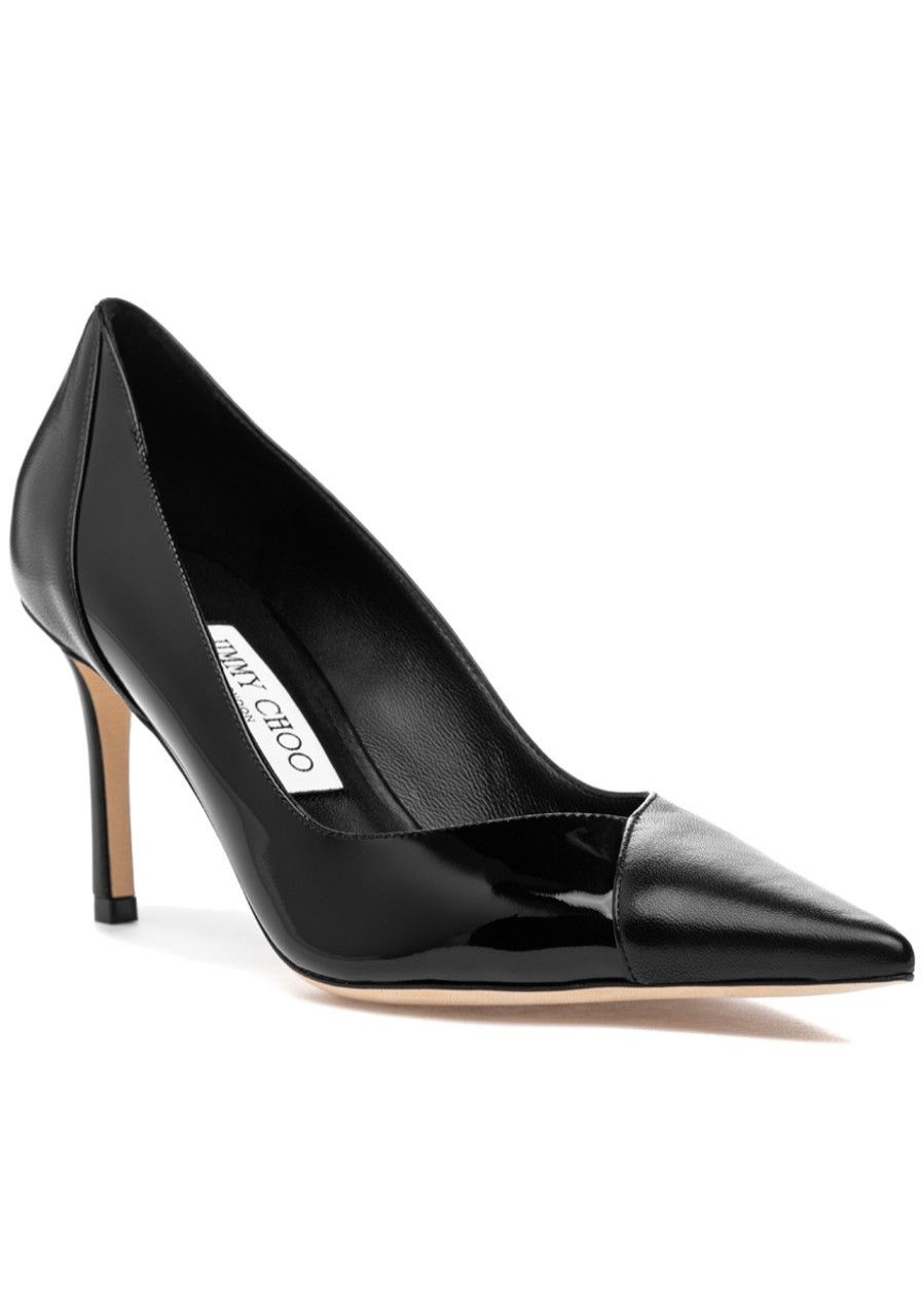 Women Jimmy Choo Pumps | Cass 75 Pump Black Leather