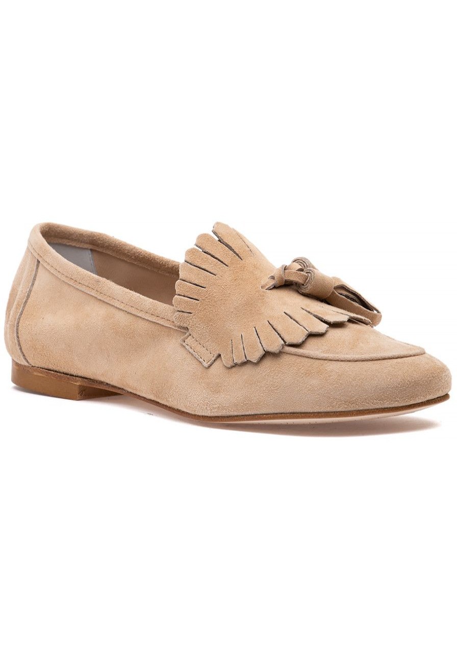 Women 275 Central Flats | Lovey Loafer Camel