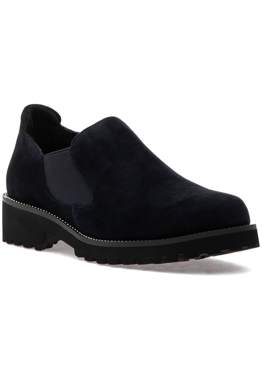 Women Jildor Loafers & Oxfords | Zayne Loafer Navy Suede