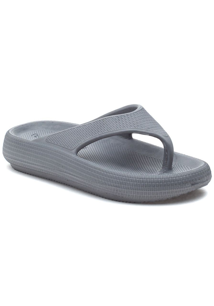 Women Beach Slides Sandals | Sandee Sandal Grey Eva