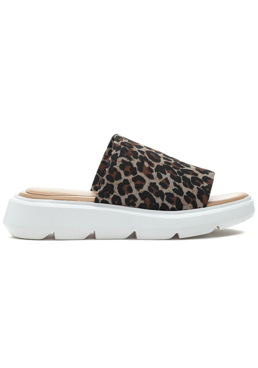 Women Jildor Sandals | Clutterbuck Sandal Camel Leopard