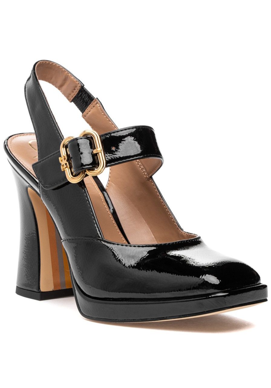 Women Sam Edelman Pumps | Jildie Slingback Mary Jane Pump Black Patent