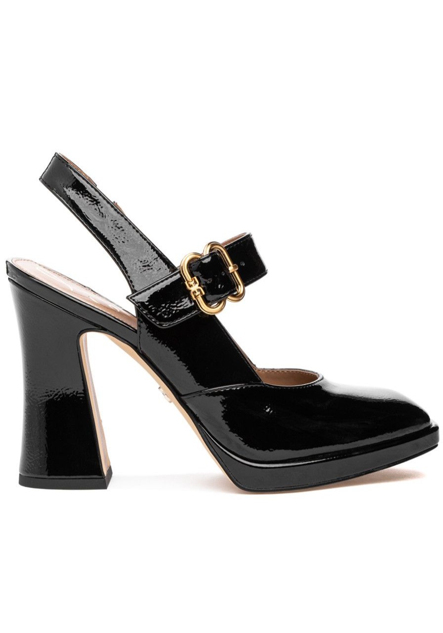 Women Sam Edelman Pumps | Jildie Slingback Mary Jane Pump Black Patent