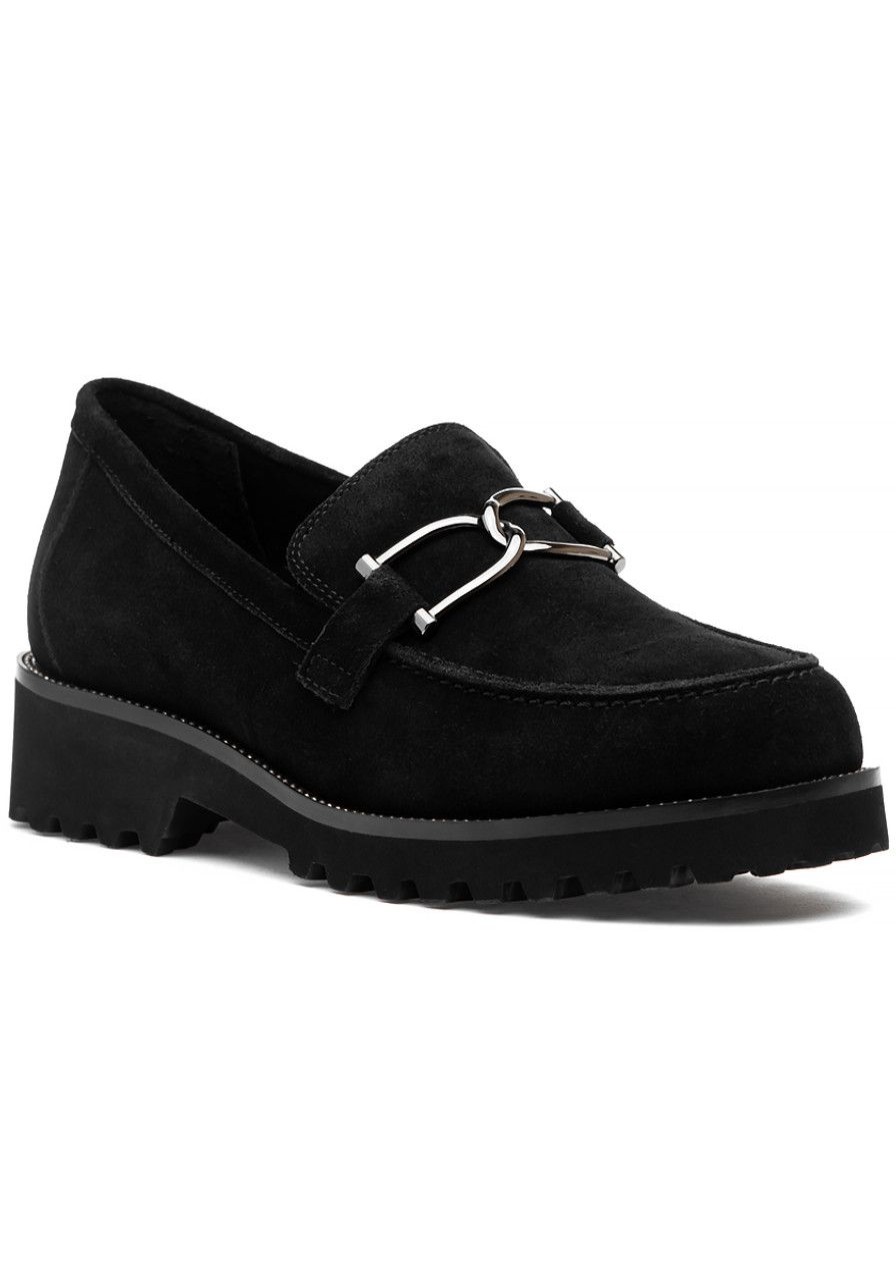 Women Jildor Loafers & Oxfords | Zendaya Loafer Black Suede