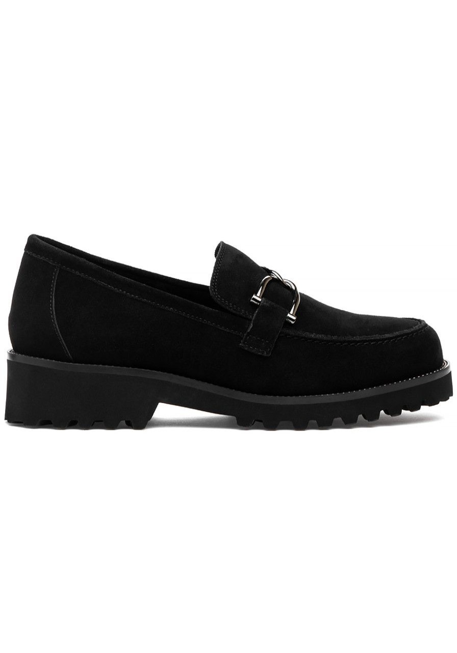 Women Jildor Loafers & Oxfords | Zendaya Loafer Black Suede