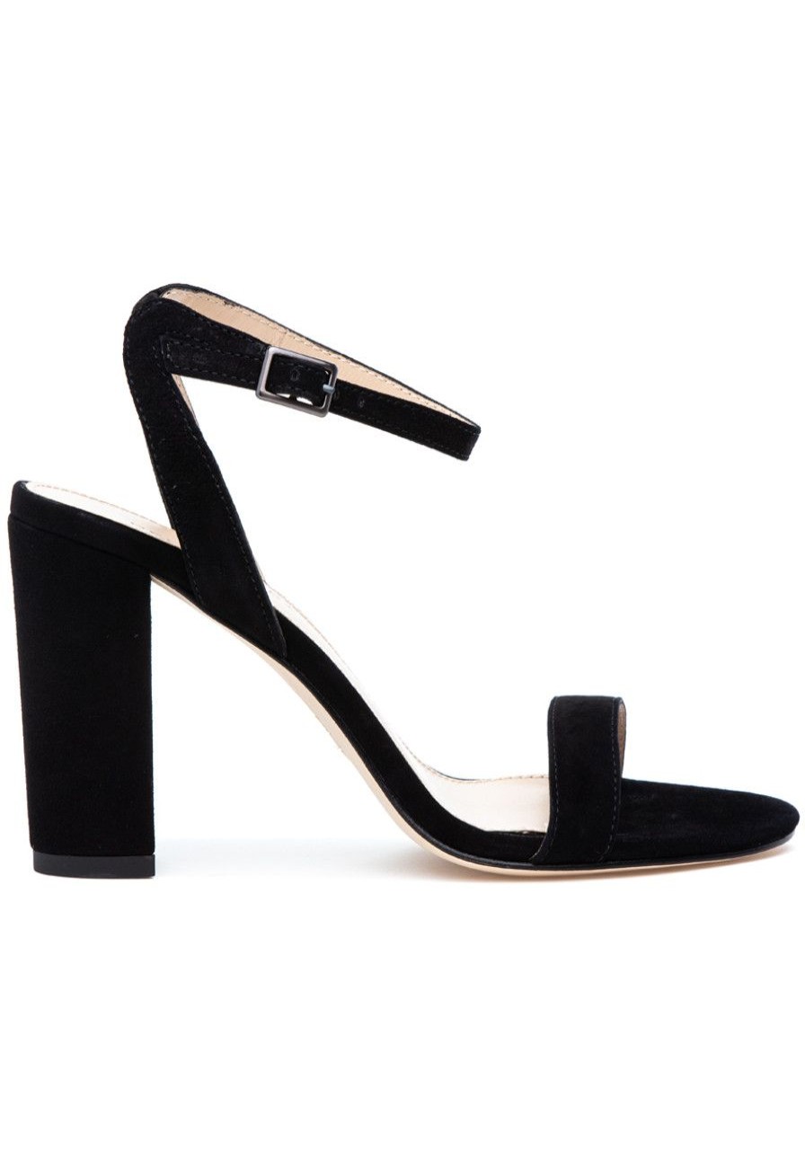 Women Pelle Moda Pumps | Brynn Sandal Black Suede