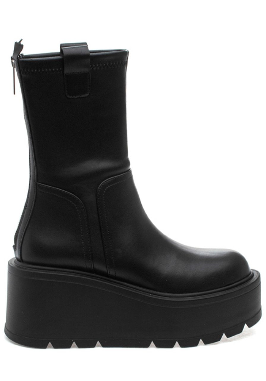 Women J/Slides Boots | Velva Boot Black Luxe