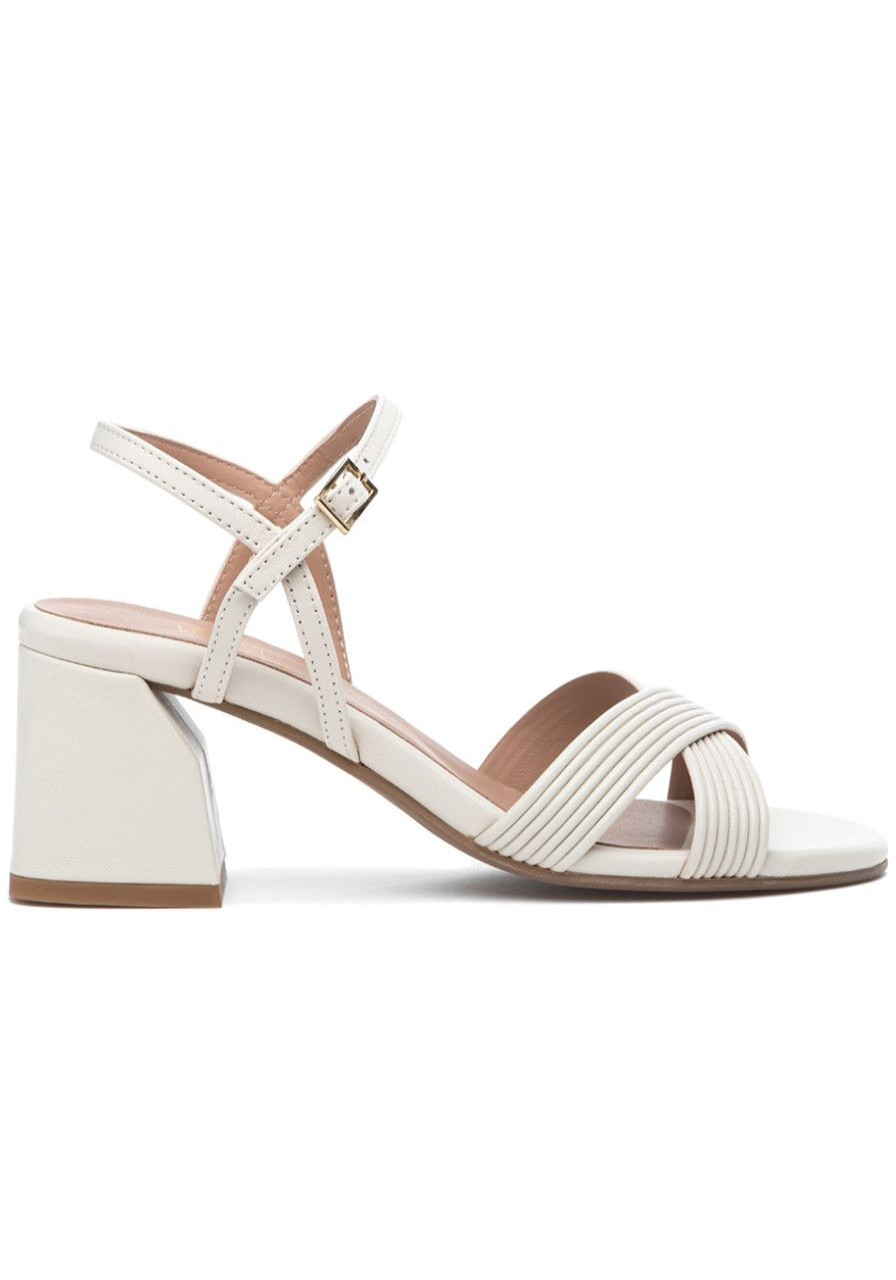 Women Jildor Sandals | Afra Sandal Milk Nappa Leather