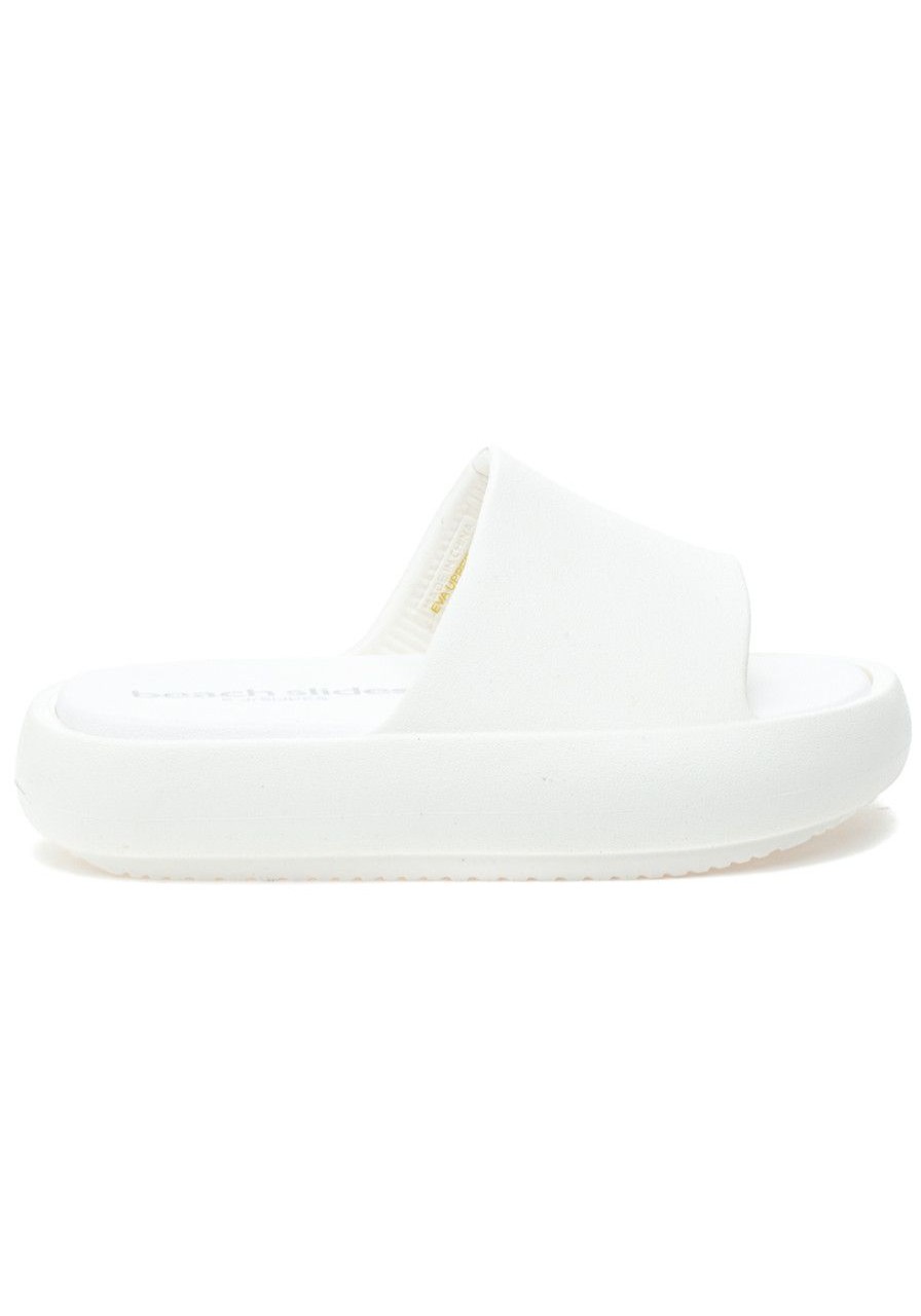 Women Beach Slides Sandals | Squish Sandal White Eva