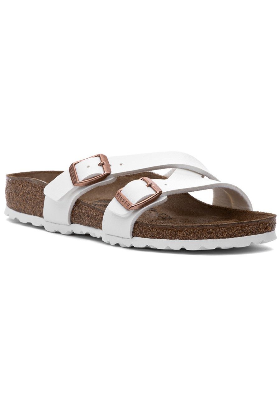 Women Birkenstock Sandals | Yao Sandal White Birko-Flor