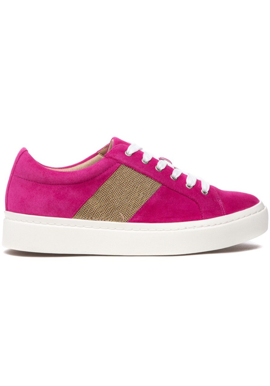Women Jildor Sneakers | Yaya Sneaker Fushia Suede