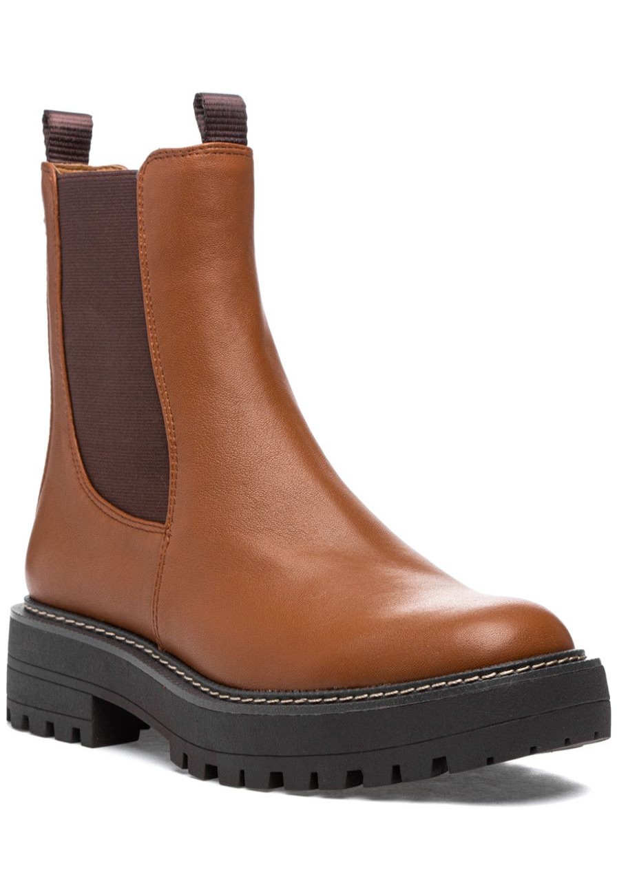 Women Sam Edelman Boots | Laguna Boot Tawny Brown Waterproof Leather