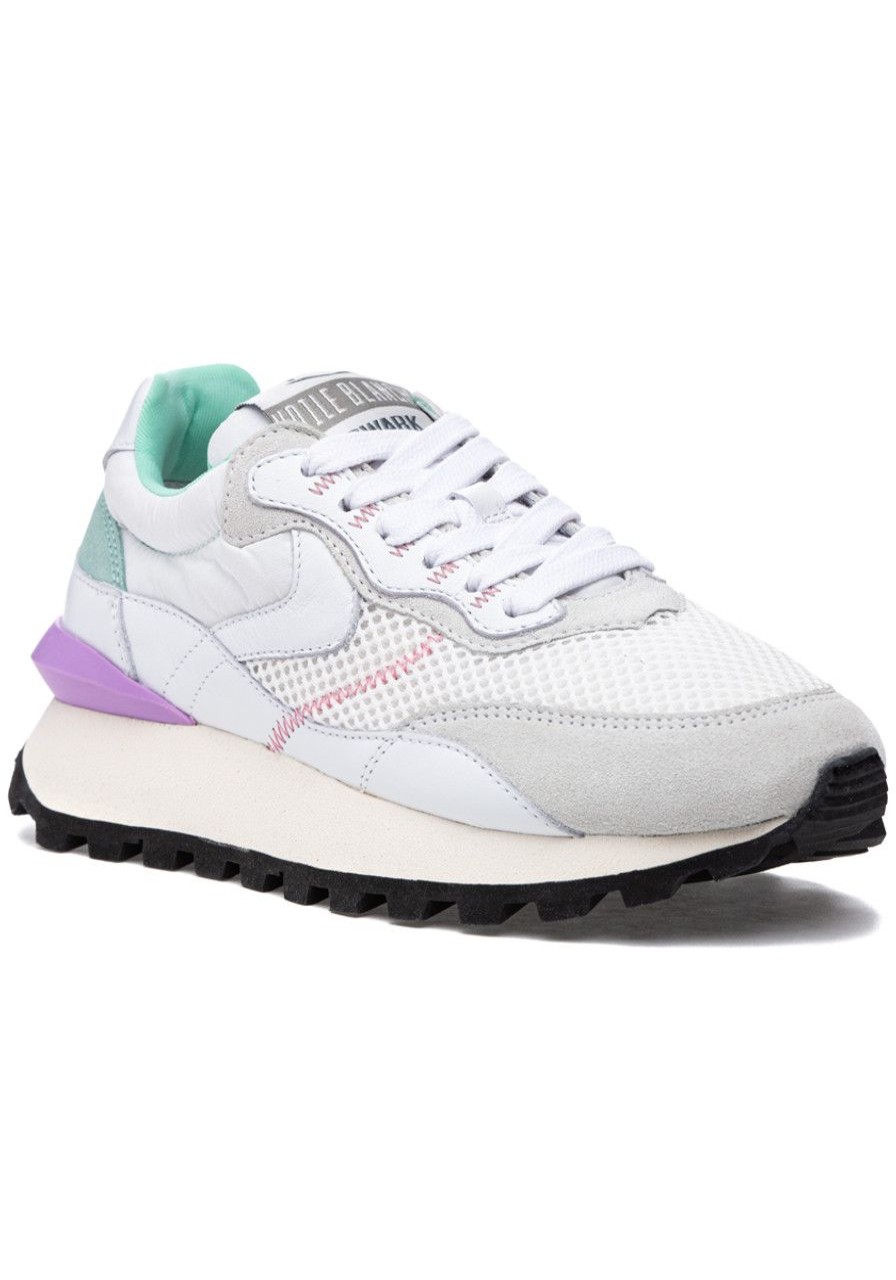 Women Voile Blanche Sneakers | Qwark Hype Woman Sneaker White Multi