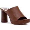 Women Dolce Vita Sandals | Alyssa Sandal Dark Brown Leather