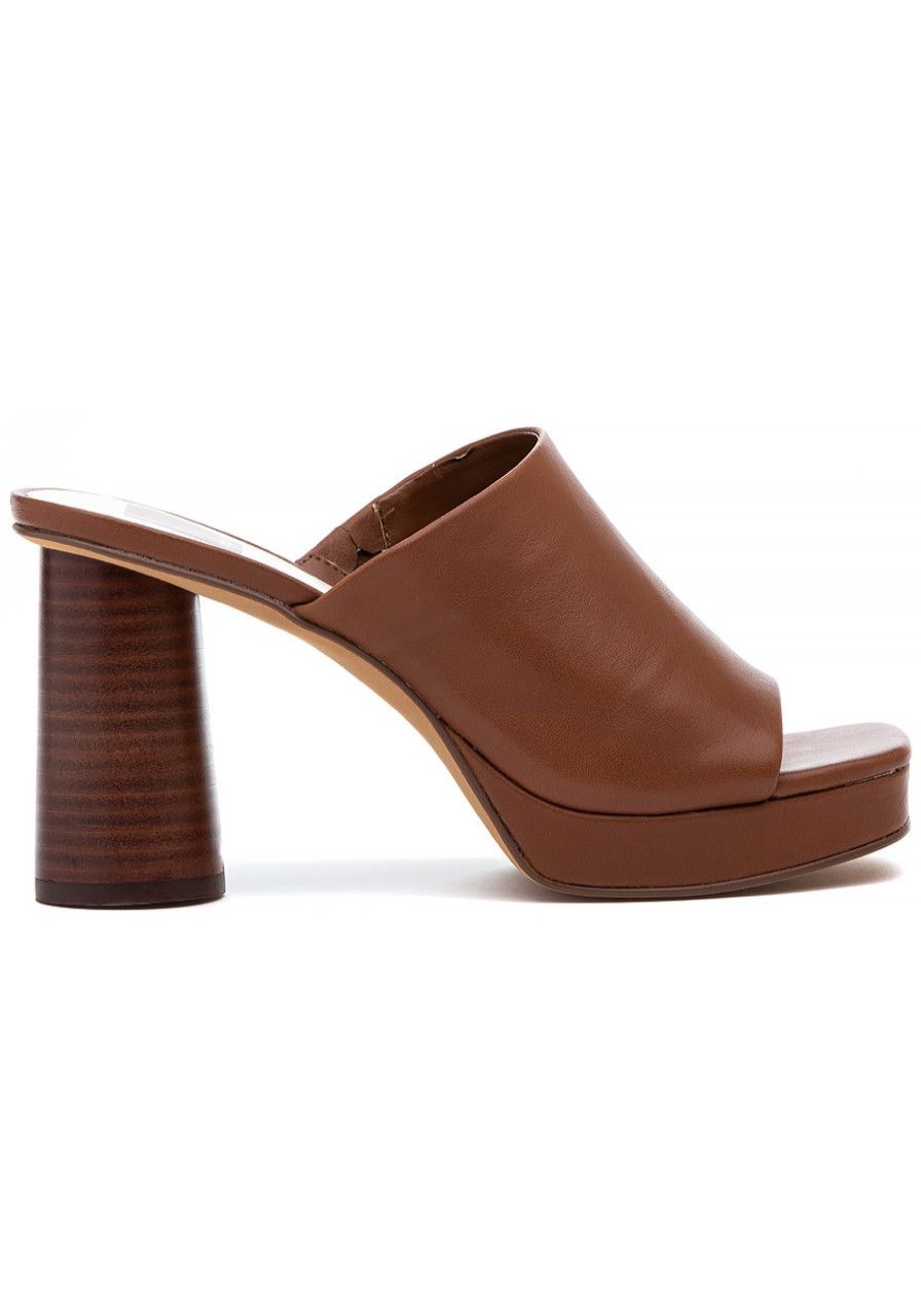 Women Dolce Vita Sandals | Alyssa Sandal Dark Brown Leather