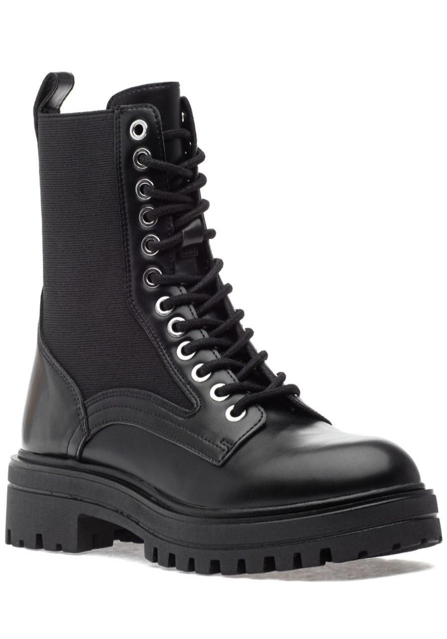 Women Steve Madden Boots | Kenny Boot Black Leather