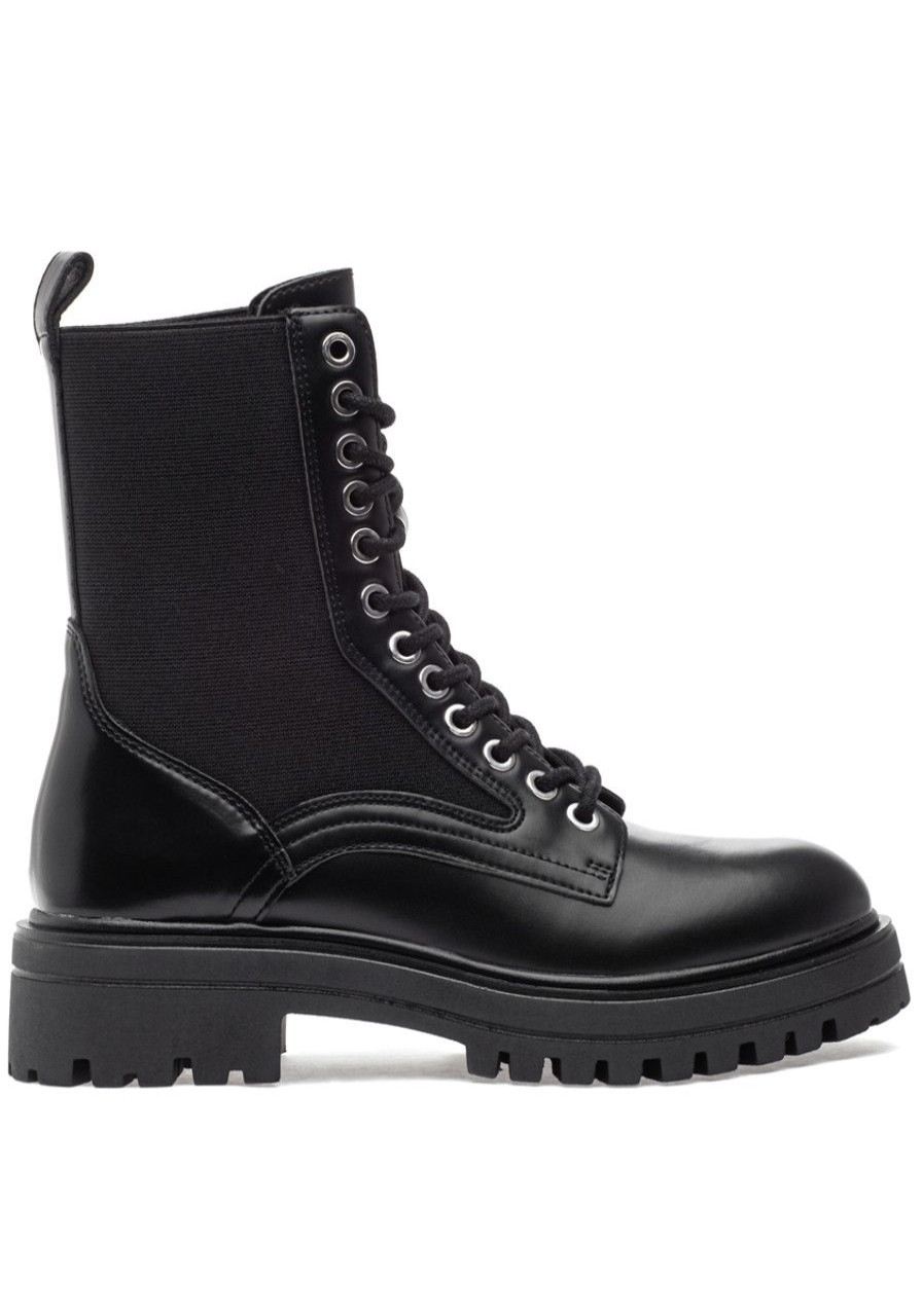 Women Steve Madden Boots | Kenny Boot Black Leather