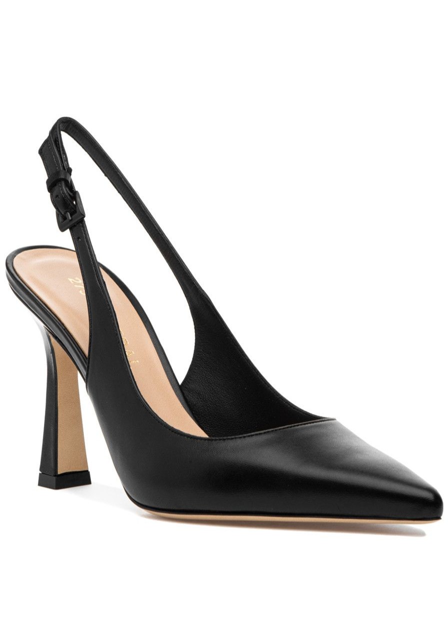 Women 275 Central Pumps | Fred Pump Black Leather