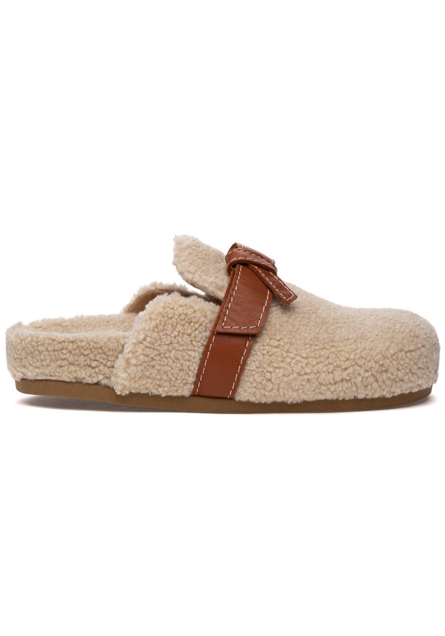 Women 275 Central Mules & Clogs | Ellison Clog Natural Shearling