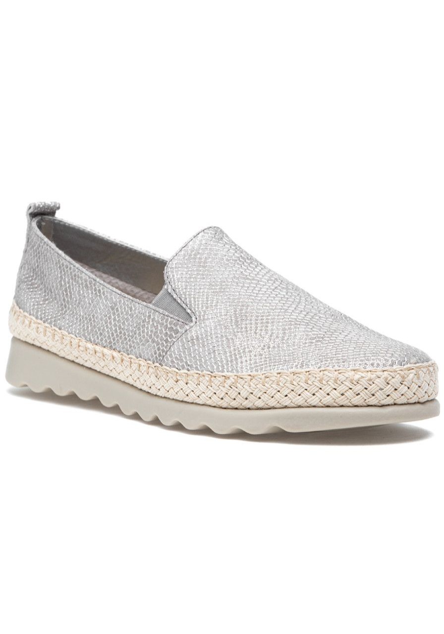 Women Flexx Sneakers | Chappie Sneaker Silver Leather