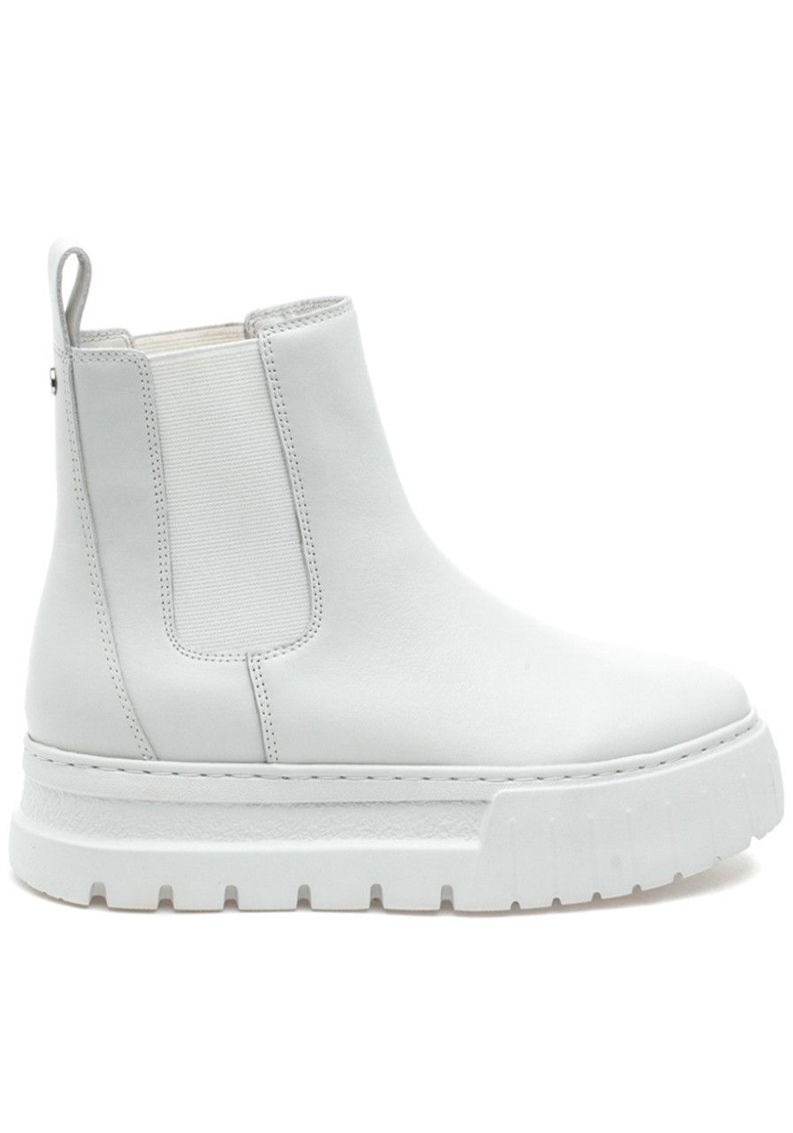 Women J/Slides Boots | Riley Boot White Leather