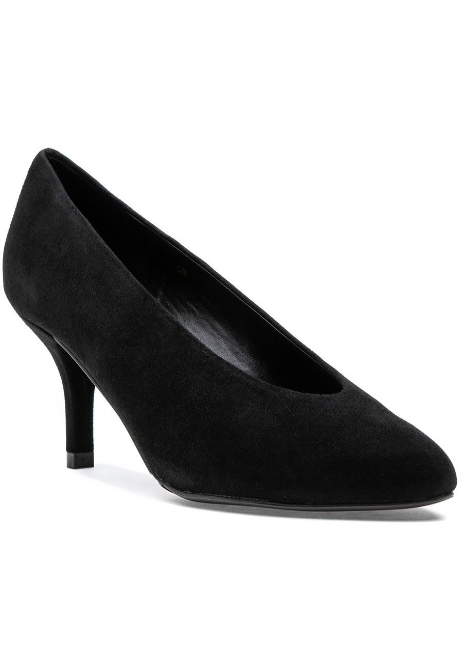 Women Jildor Pumps | Toast Pump Black Suede