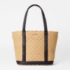 Women MZ Wallace Handbags Totes | Medium Empire Tote Camel & Black