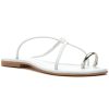 Women Jeffrey Campbell Sandals | Pacifico Sandal White Silver Leather
