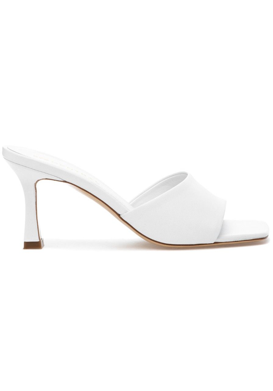 Women 275 Central Pumps | Fergie Sandal White Leather