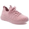 Women Urban Sport Sneakers | Dyann Sneaker Light Pink Knit