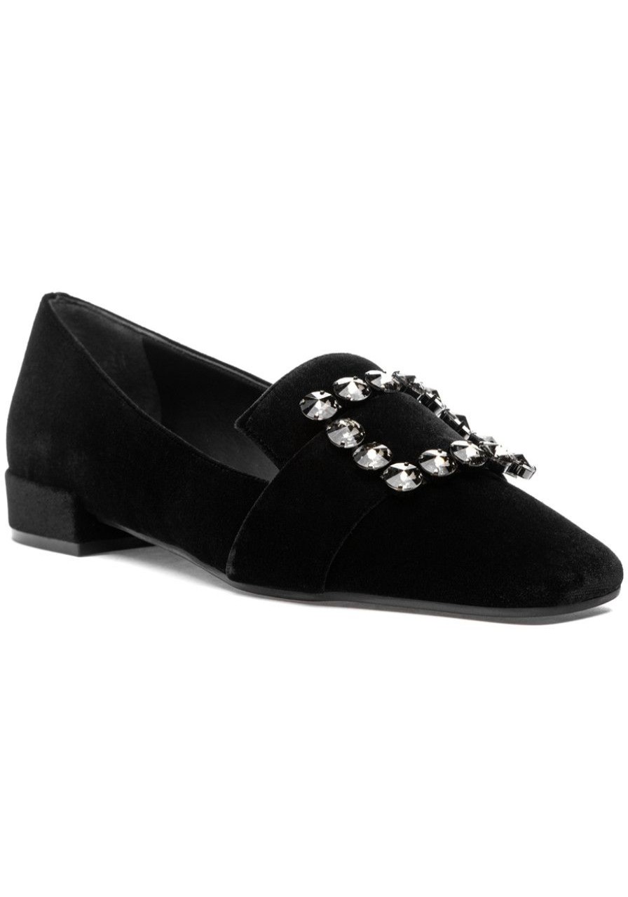 Women 275 Central Loafers & Oxfords | Freedom Loafer Black Velvet