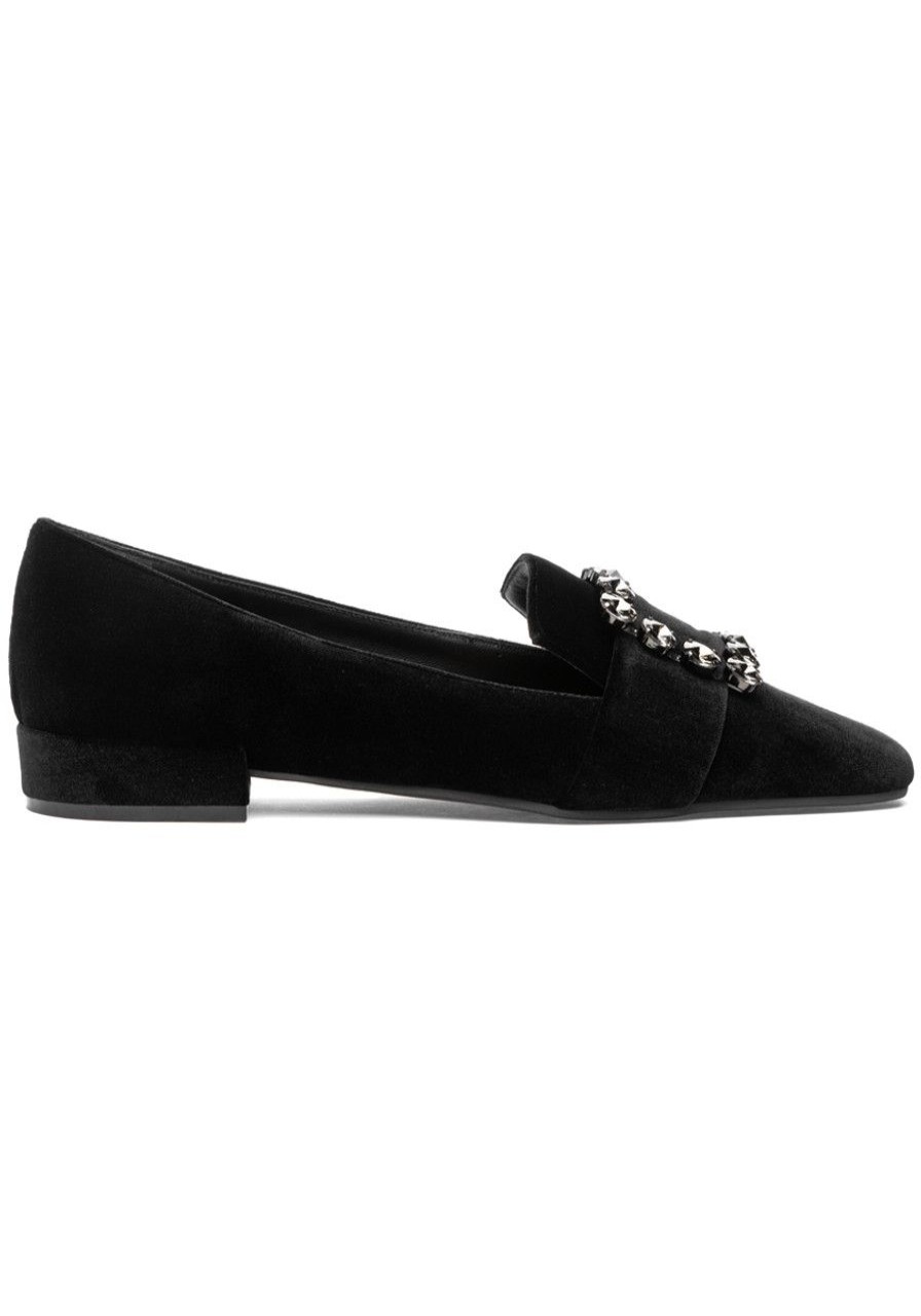 Women 275 Central Loafers & Oxfords | Freedom Loafer Black Velvet