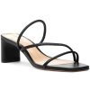 Women Schutz Sandals | Chessie Mid Sandal Black Leather