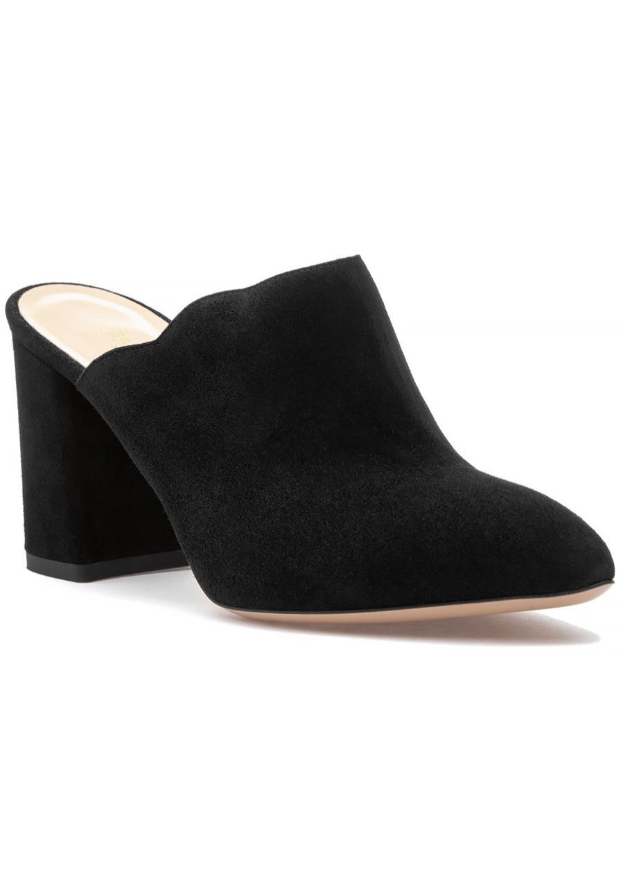 Women 275 Central Mules & Clogs | Cozza Mule Black Suede
