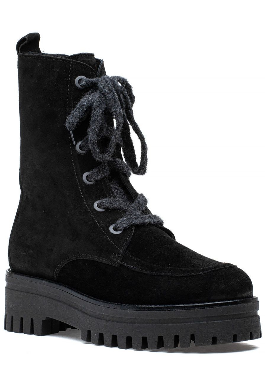 Women 275 Central Boots | Leonardo Boot Black Suede