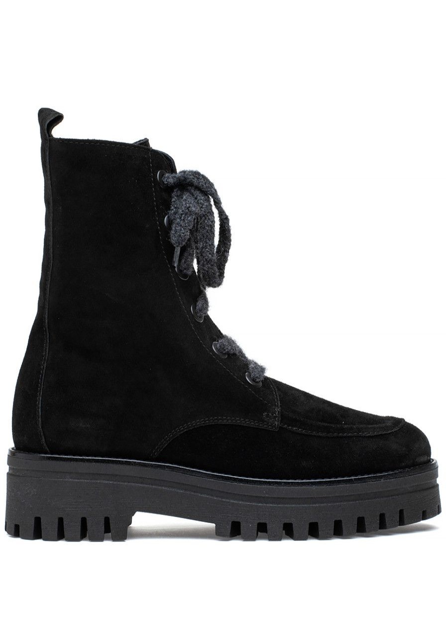 Women 275 Central Boots | Leonardo Boot Black Suede