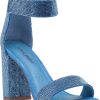 Women Jeffrey Campbell Sandals | Lindsay-Js Sandal Blue Combo