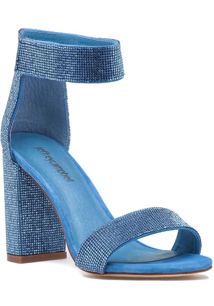 Women Jeffrey Campbell Sandals | Lindsay-Js Sandal Blue Combo