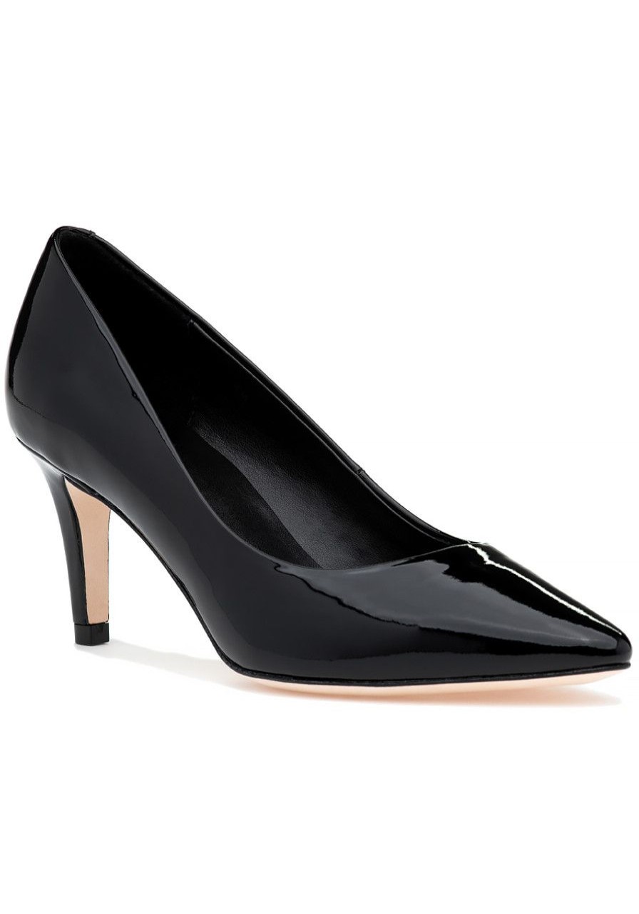Women Jildor Pumps | Happy Pump Black Patent