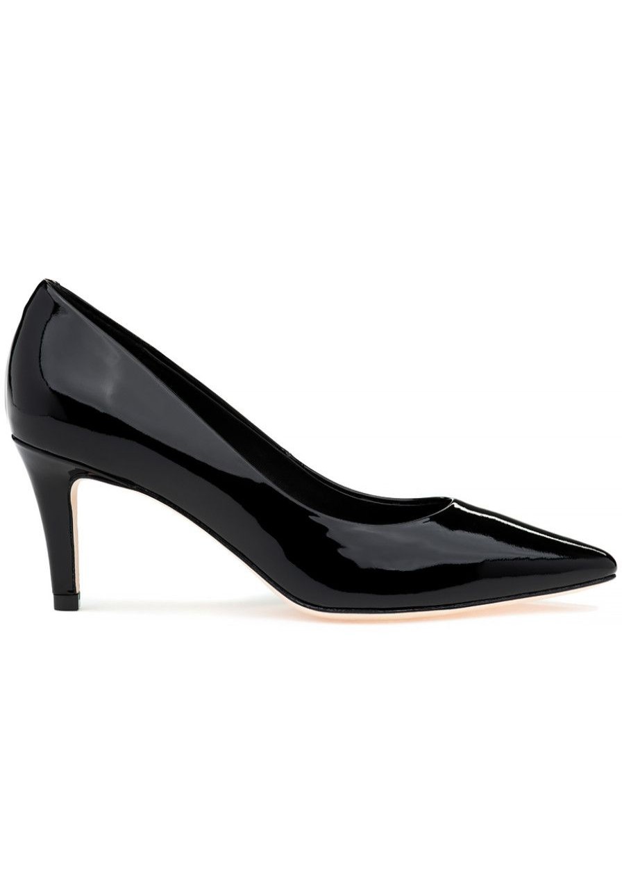 Women Jildor Pumps | Happy Pump Black Patent