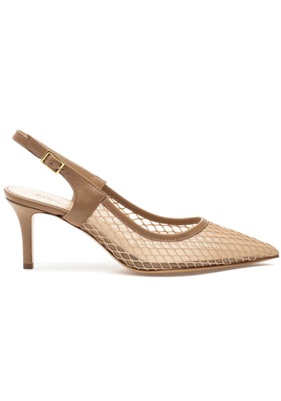 Women 275 Central Pumps | Fiona Pump Camel
