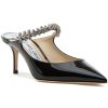Women Jimmy Choo Mules & Clogs | Bing 65 Mule Black Patent Leather