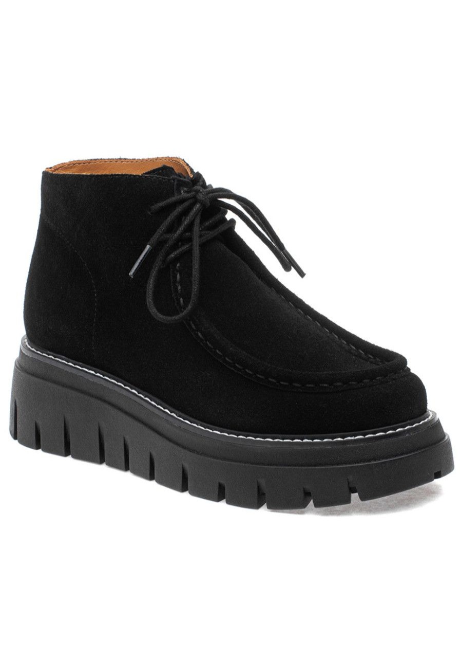 Women J/Slides Boots | Treasure Boot Black Suede