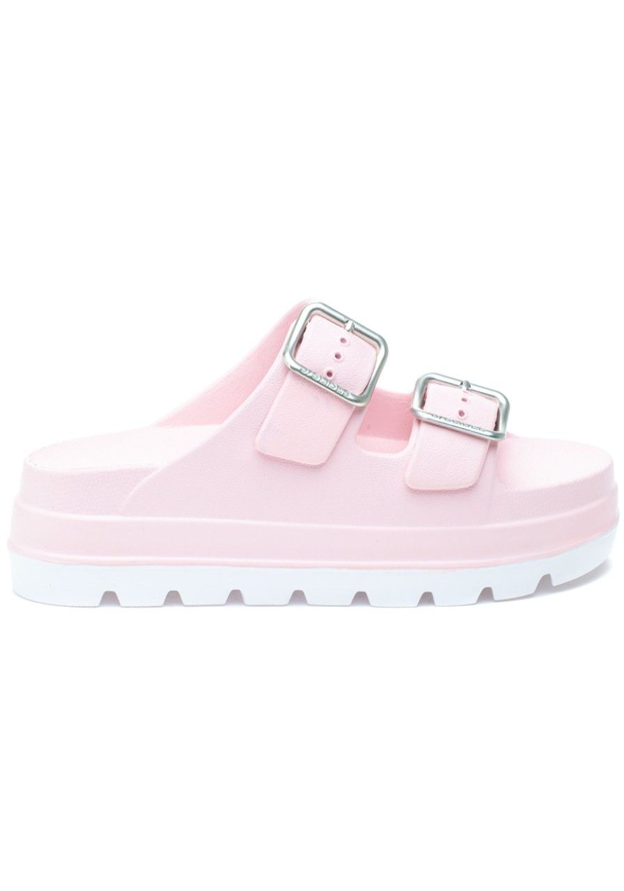 Women Beach Slides Sandals | Simply B Sandal Light Pink Eva