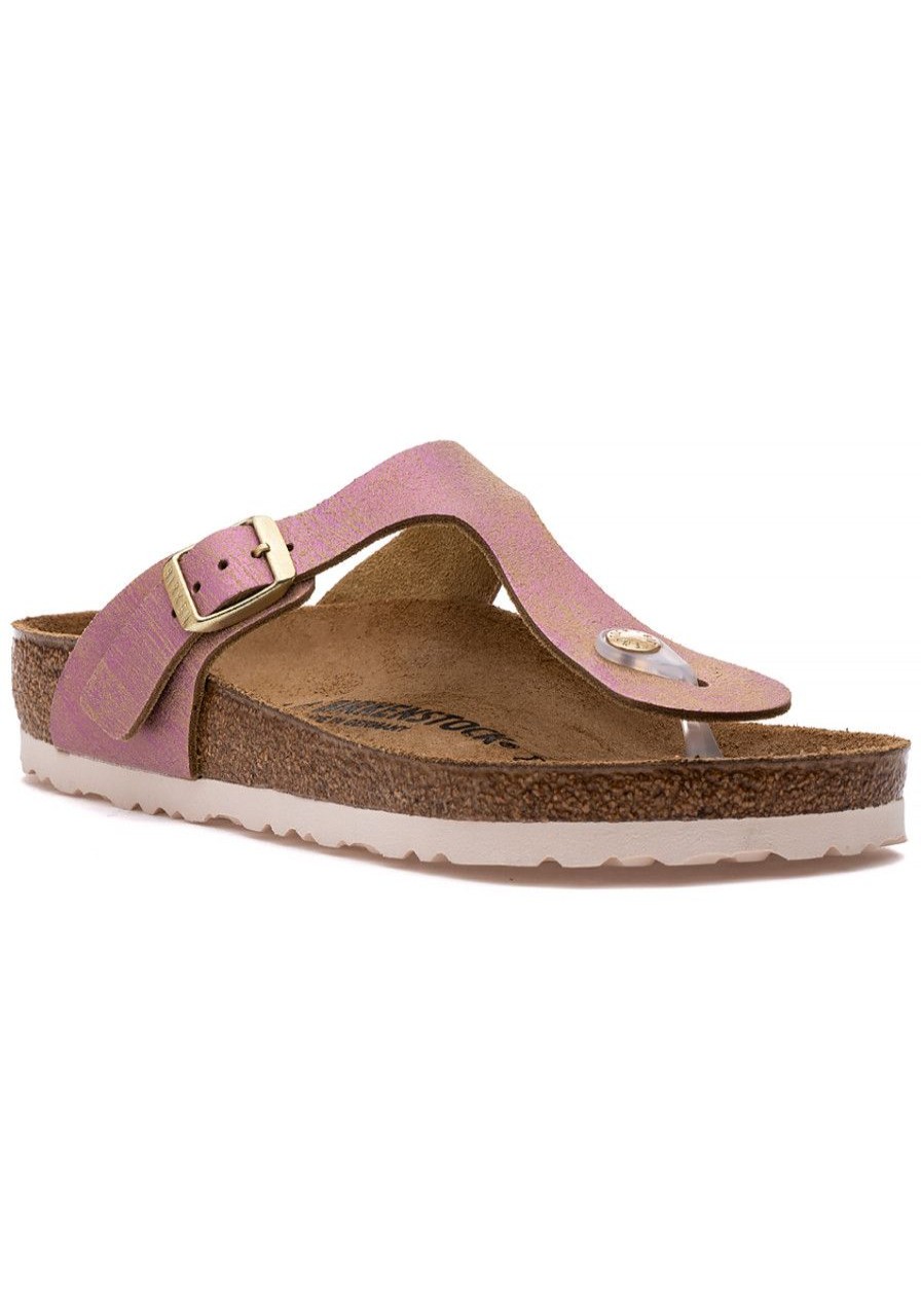 Women Birkenstock Sandals | Gizeh Sandal Washed Metallic Pink