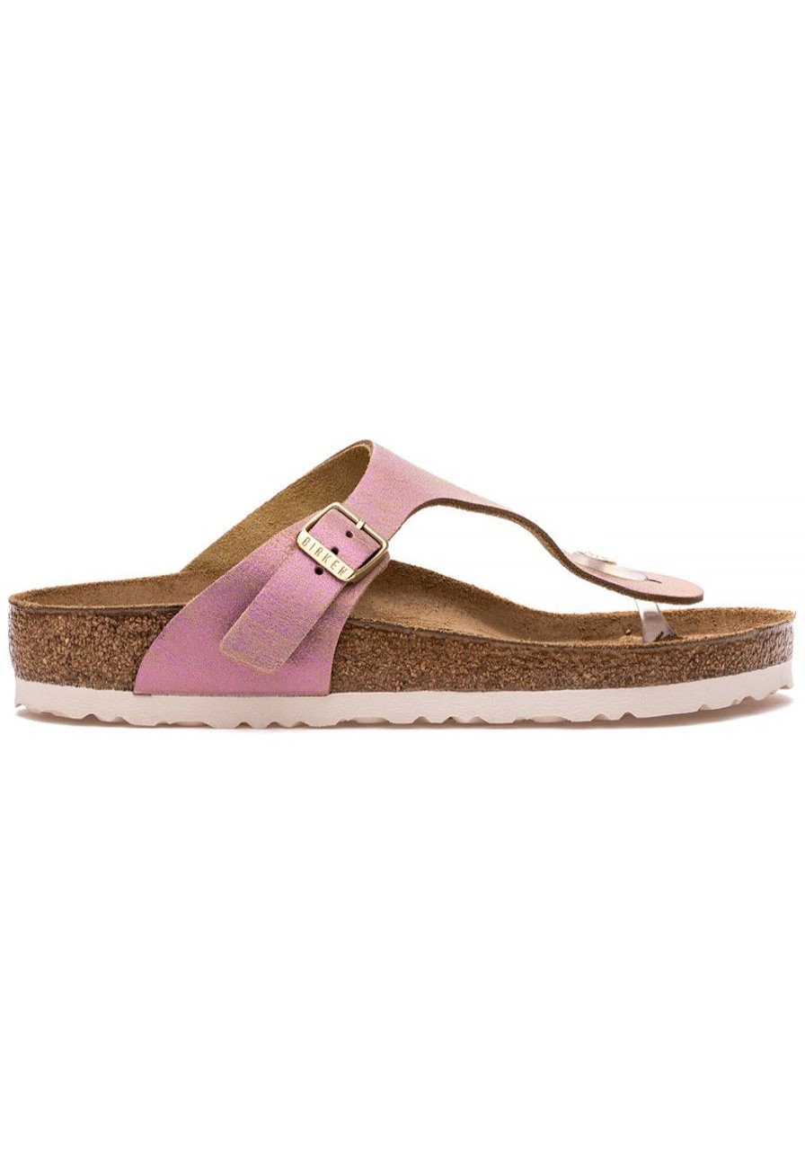 Women Birkenstock Sandals | Gizeh Sandal Washed Metallic Pink