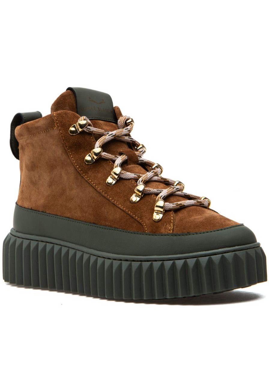 Women Voile Blanche Boots | Helia Boot Militare-Brown