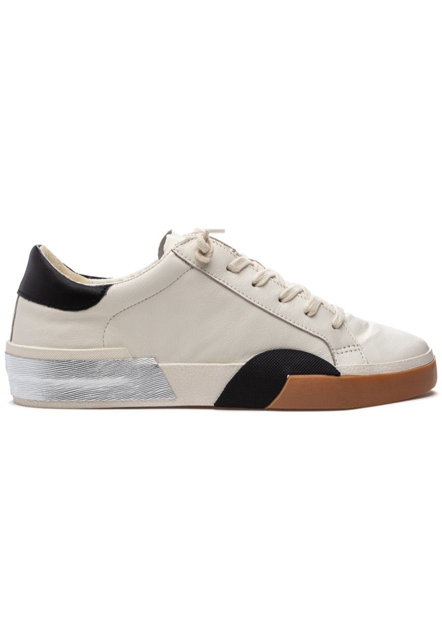 Women Dolce Vita Sneakers | Zina Sneaker White Black Leather