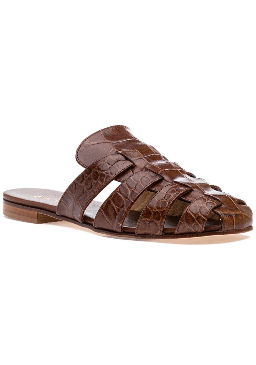 Women 275 Central Flats | Pistol Mule Cuoio