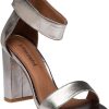 Women Jeffrey Campbell Sandals | Lindsay Sandal Pewter Metallic Leather